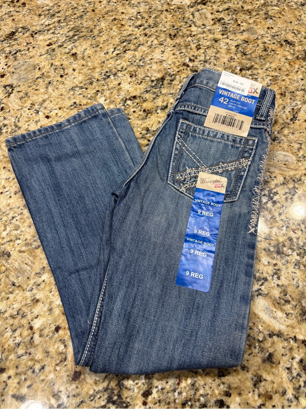 Boys 20X Wrangler Boot Cut Jeans